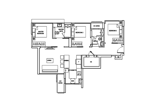 The Line@Tanjong Rhu - Floor Plan