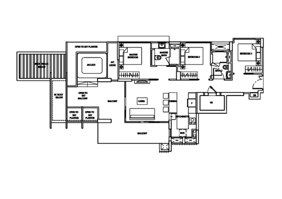 The Line@Tanjong Rhu - Floor Plan