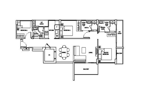 The Line@Tanjong Rhu - Floor Plan