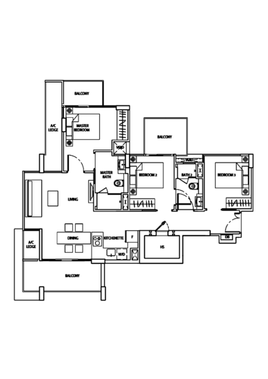 The Line@Tanjong Rhu - Floor Plan