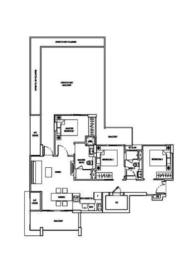 The Line@Tanjong Rhu - Floor Plan