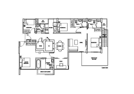 The Line@Tanjong Rhu - Floor Plan
