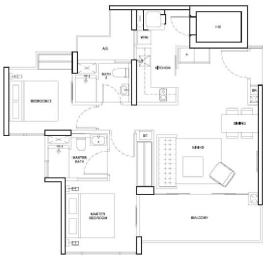 Riversails - Floor Plan