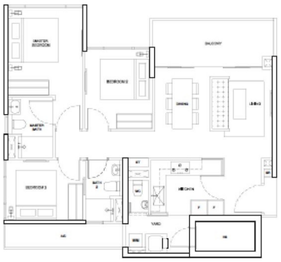 Riversails - Floor Plan