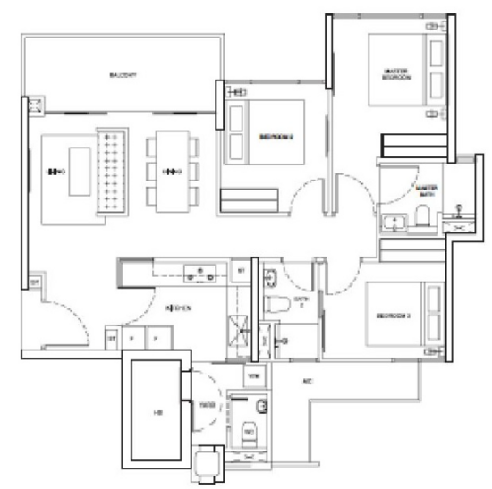 Riversails - Floor Plan