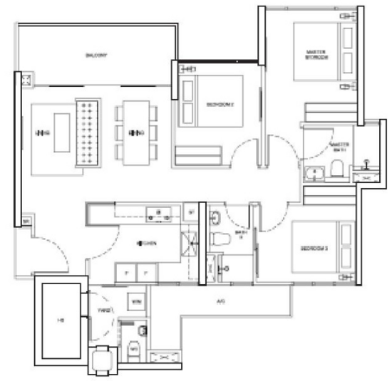 Riversails - Floor Plan