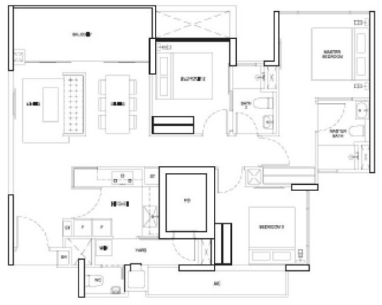 Riversails - Floor Plan