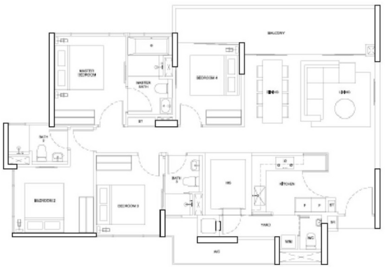 Riversails - Floor Plan