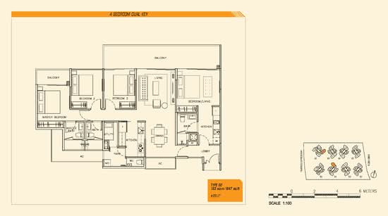 Parc Olympia - Floor Plan