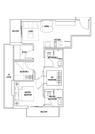 One Dusun Residences - Floor Plan