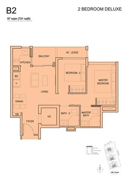 The Arden, 2 Phoenix Road, Dairy Farm / Bukit Panjang / Choa Chu Kang, 2 Bedrooms, 721 sqft, Condominium For Sale, by Thong Seck Tan, 500274821 - 2D - PropertyGuru.com.sg