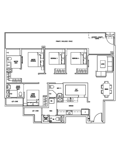 Skies Miltonia - Floor Plan