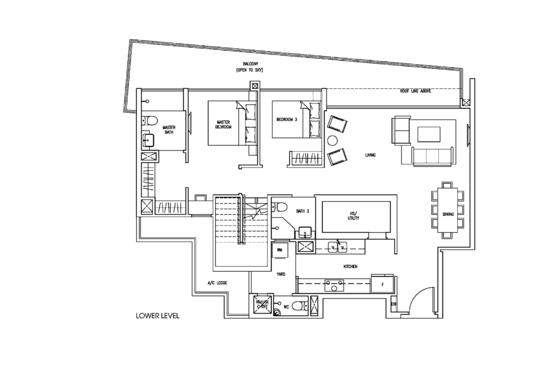 Skies Miltonia - Floor Plan