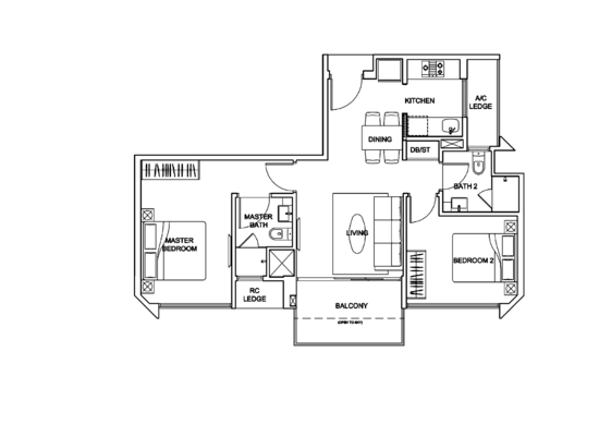 Kovan Regency - Floor Plan