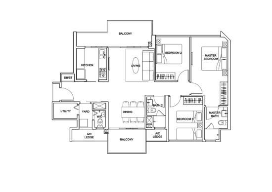 Kovan Regency - Floor Plan