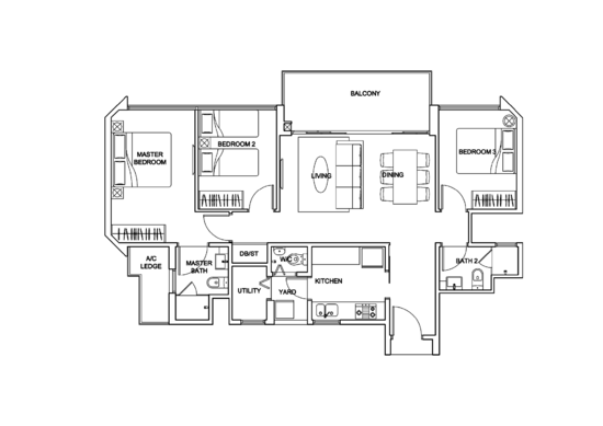 Kovan Regency - Floor Plan