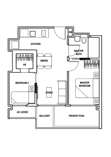 Daisy Suites - Floor Plan