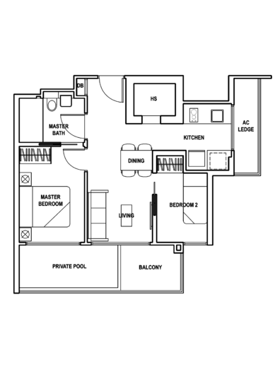 Daisy Suites - Floor Plan