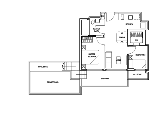 Daisy Suites - Floor Plan