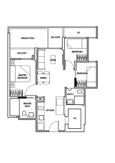 Daisy Suites - Floor Plan