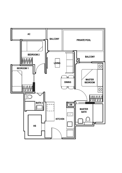 Daisy Suites - Floor Plan