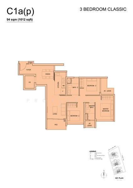 The Arden, 2 Phoenix Road, Dairy Farm / Bukit Panjang / Choa Chu Kang, 3 Bedrooms, 1,012 sqft, Condominium For Sale, by Nancy Tan, 500295800 - 2D - PropertyGuru.com.sg