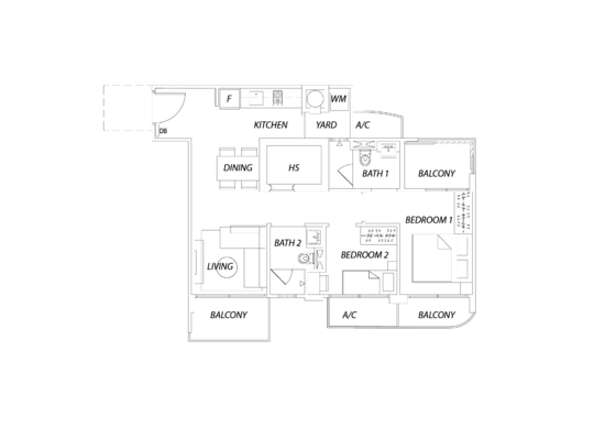 Aura 83 - Floor Plan