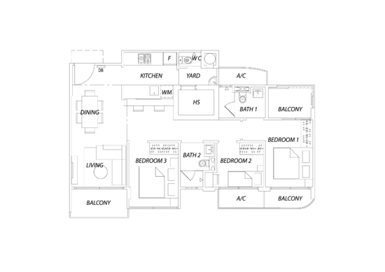 Aura 83 - Floor Plan