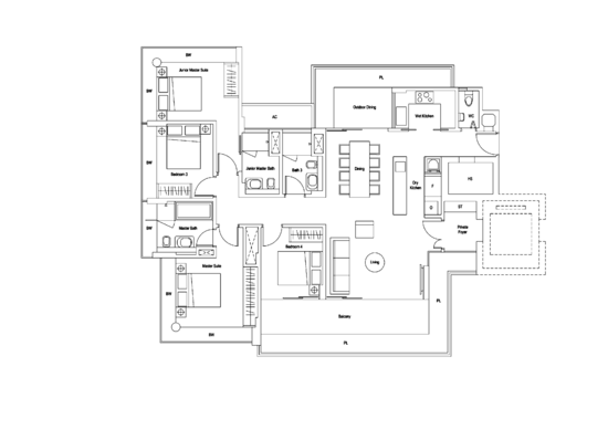 Treasure on Balmoral - Floor Plan