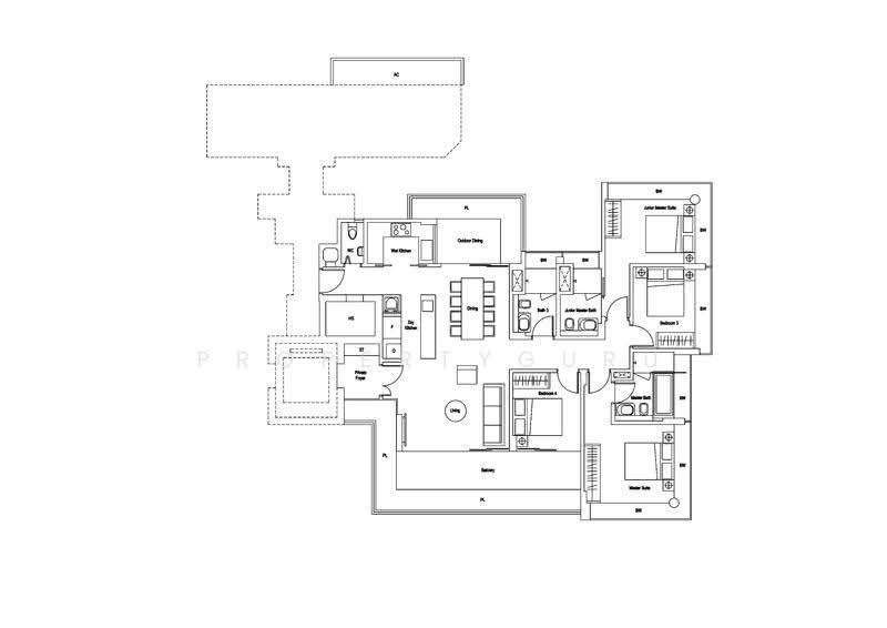 Treasure on Balmoral, 5A Balmoral Road, Tanglin / Holland / Bukit Timah, 4 Bedrooms, 1,991 sqft, Apartment For Rent, by Mel Peck 白春娇, 500278974 - PropertyGuru.com.sg