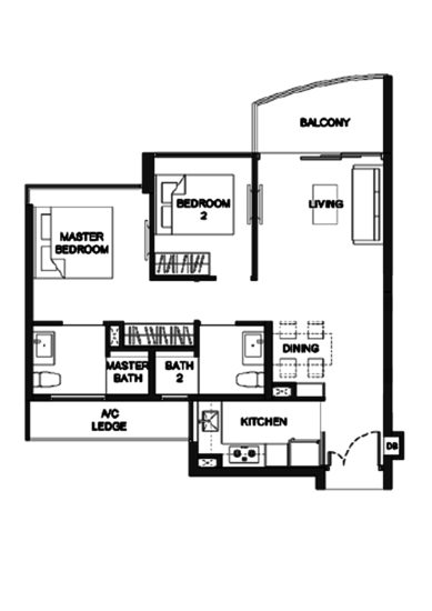 Kingsford Hillview Peak - Floor Plan