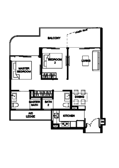 Kingsford Hillview Peak - Floor Plan