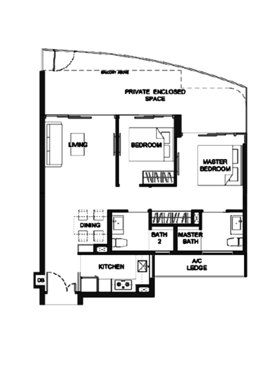 Kingsford Hillview Peak - Floor Plan