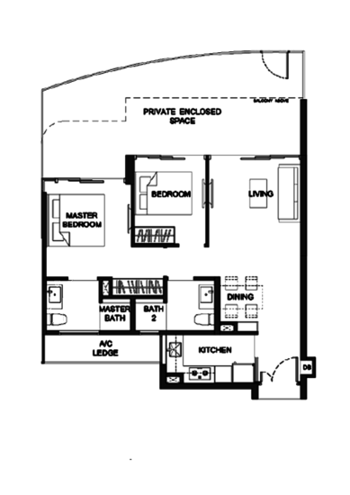 Kingsford Hillview Peak - Floor Plan