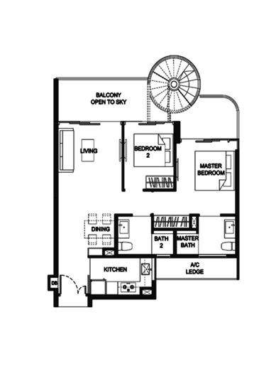 Kingsford Hillview Peak - Floor Plan