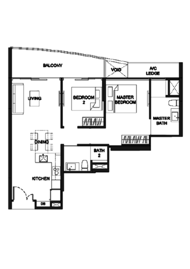 Kingsford Hillview Peak - Floor Plan