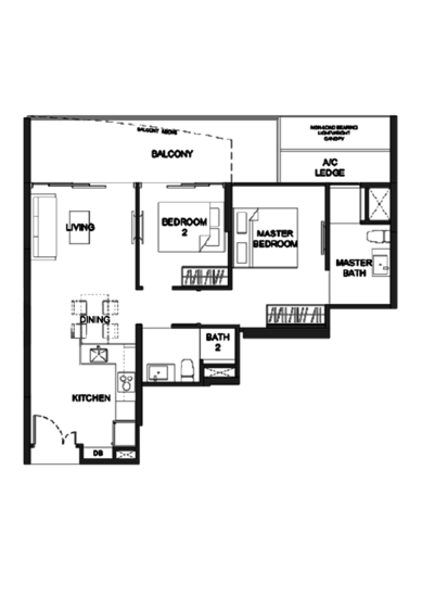 Kingsford Hillview Peak - Floor Plan