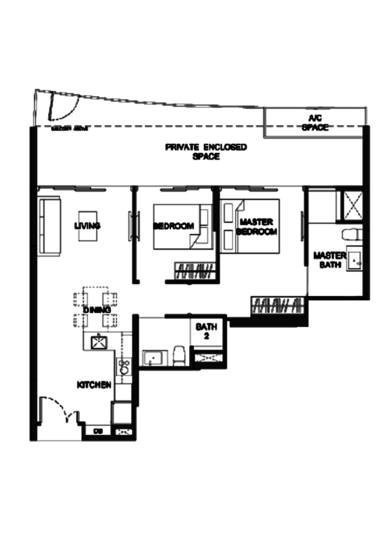 Kingsford Hillview Peak - Floor Plan