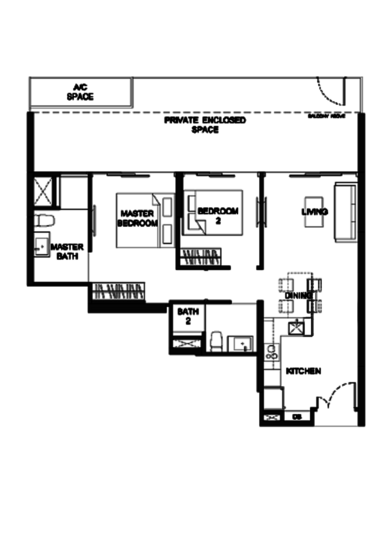 Kingsford Hillview Peak - Floor Plan