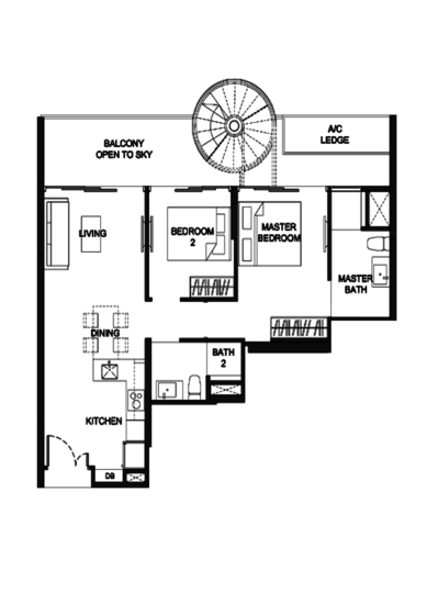 Kingsford Hillview Peak - Floor Plan