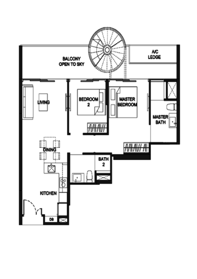 Kingsford Hillview Peak - Floor Plan