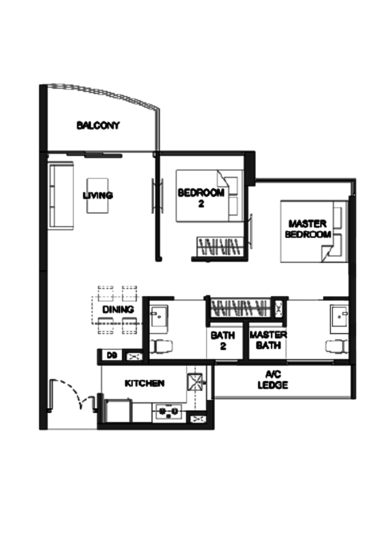 Kingsford Hillview Peak - Floor Plan