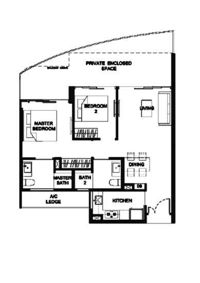 Kingsford Hillview Peak - Floor Plan