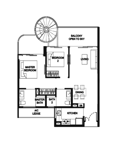 Kingsford Hillview Peak - Floor Plan
