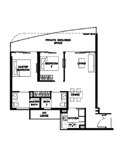 Kingsford Hillview Peak - Floor Plan