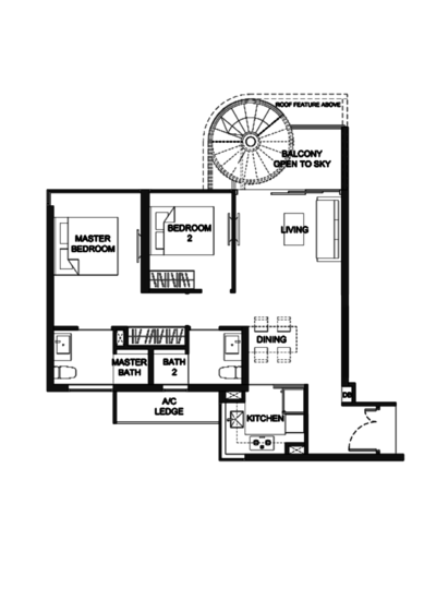 Kingsford Hillview Peak - Floor Plan