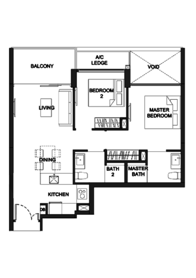 Kingsford Hillview Peak - Floor Plan