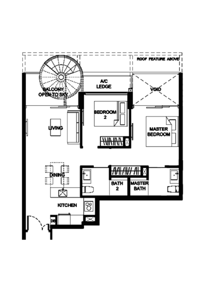 Kingsford Hillview Peak - Floor Plan