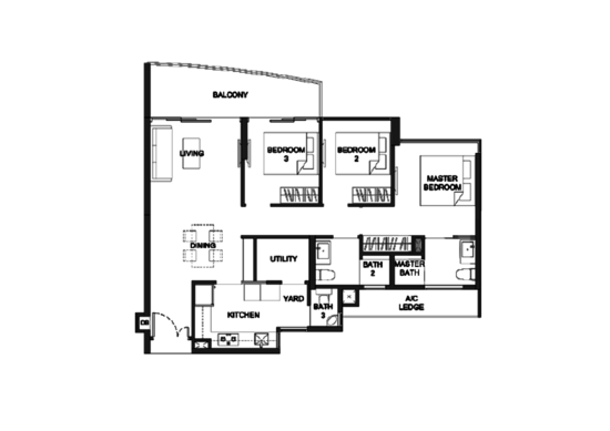 Kingsford Hillview Peak - Floor Plan