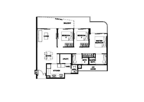Kingsford Hillview Peak - Floor Plan